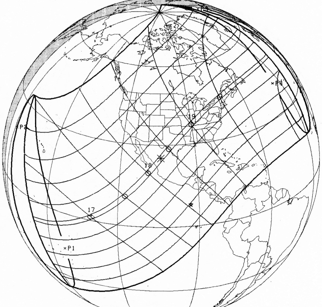 Path of 2024 total solar eclipse